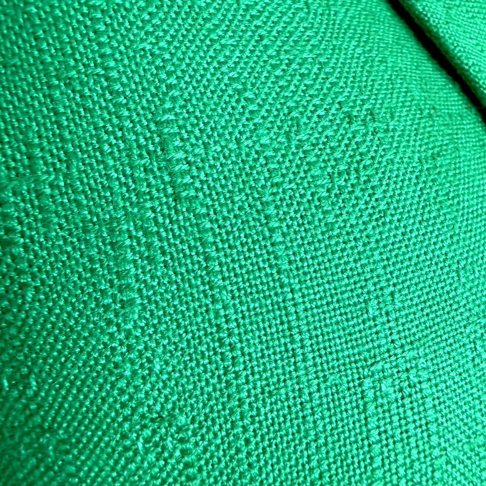 VTG 80s Kelly Green Double Breasted Blazer Power Dress Corporate Chic Kasper 4P - Picture 10 of 16